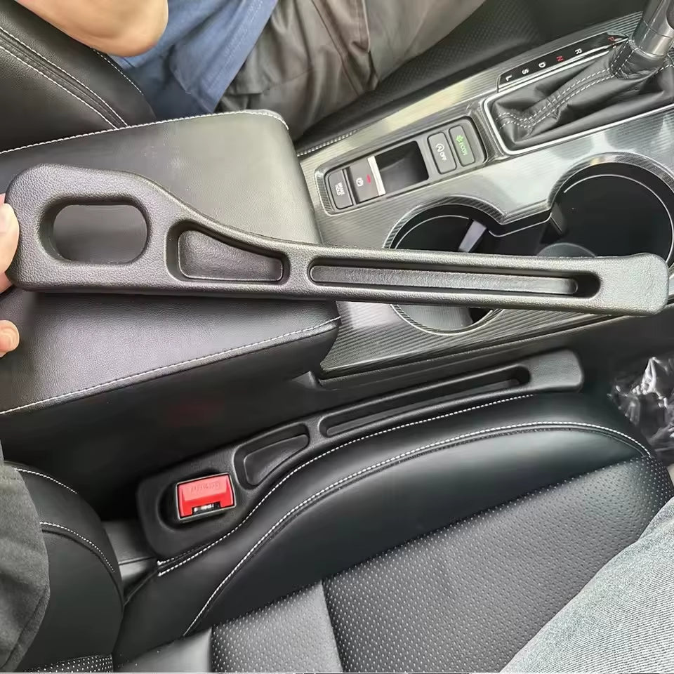 Elevate Your Car's Interior with the 2Pc Waterproof Car Seat Gap Filler Organizer - Perfect for Seamless Storage!