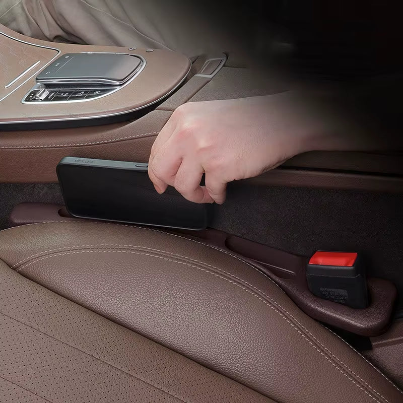 Elevate Your Car's Interior with the 2Pc Waterproof Car Seat Gap Filler Organizer - Perfect for Seamless Storage!