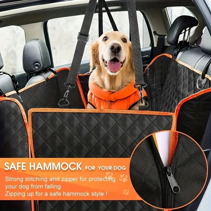 Transform Your Car with Our Premium Waterproof Dog Hammock Seat Cover - Perfect for Medium Breeds!