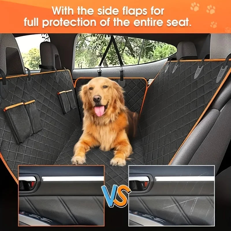 Transform Your Car with Our Premium Waterproof Dog Hammock Seat Cover - Perfect for Medium Breeds!