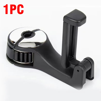 Revolutionary 2-in-1 Car Headrest Hook & Phone Holder - Ultimate Convenience for Your Vehicle!