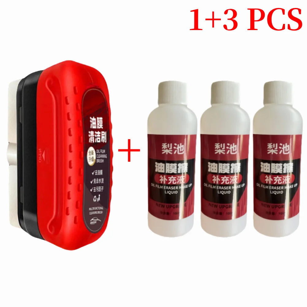 Revolutionary Car Glass Oil Film Remover - Ultimate Windshield Cleaning Sponge for Crystal Clear Visibility
