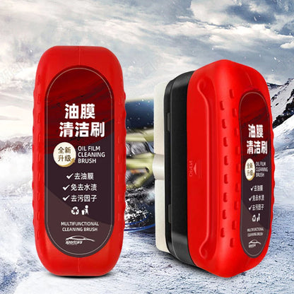 Revolutionary Car Glass Oil Film Remover - Ultimate Windshield Cleaning Sponge for Crystal Clear Visibility