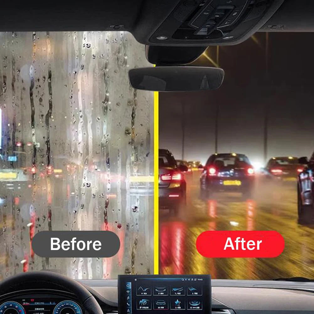 Revolutionary Car Glass Oil Film Remover - Ultimate Windshield Cleaning Sponge for Crystal Clear Visibility