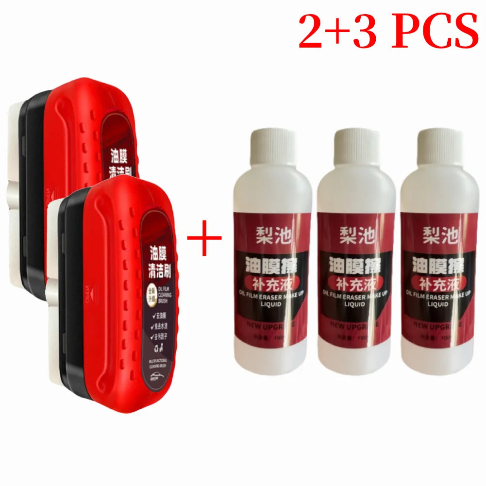 Revolutionary Car Glass Oil Film Remover - Ultimate Windshield Cleaning Sponge for Crystal Clear Visibility