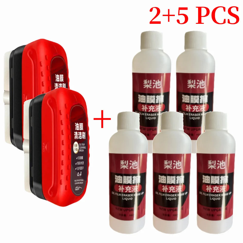 Revolutionary Car Glass Oil Film Remover - Ultimate Windshield Cleaning Sponge for Crystal Clear Visibility