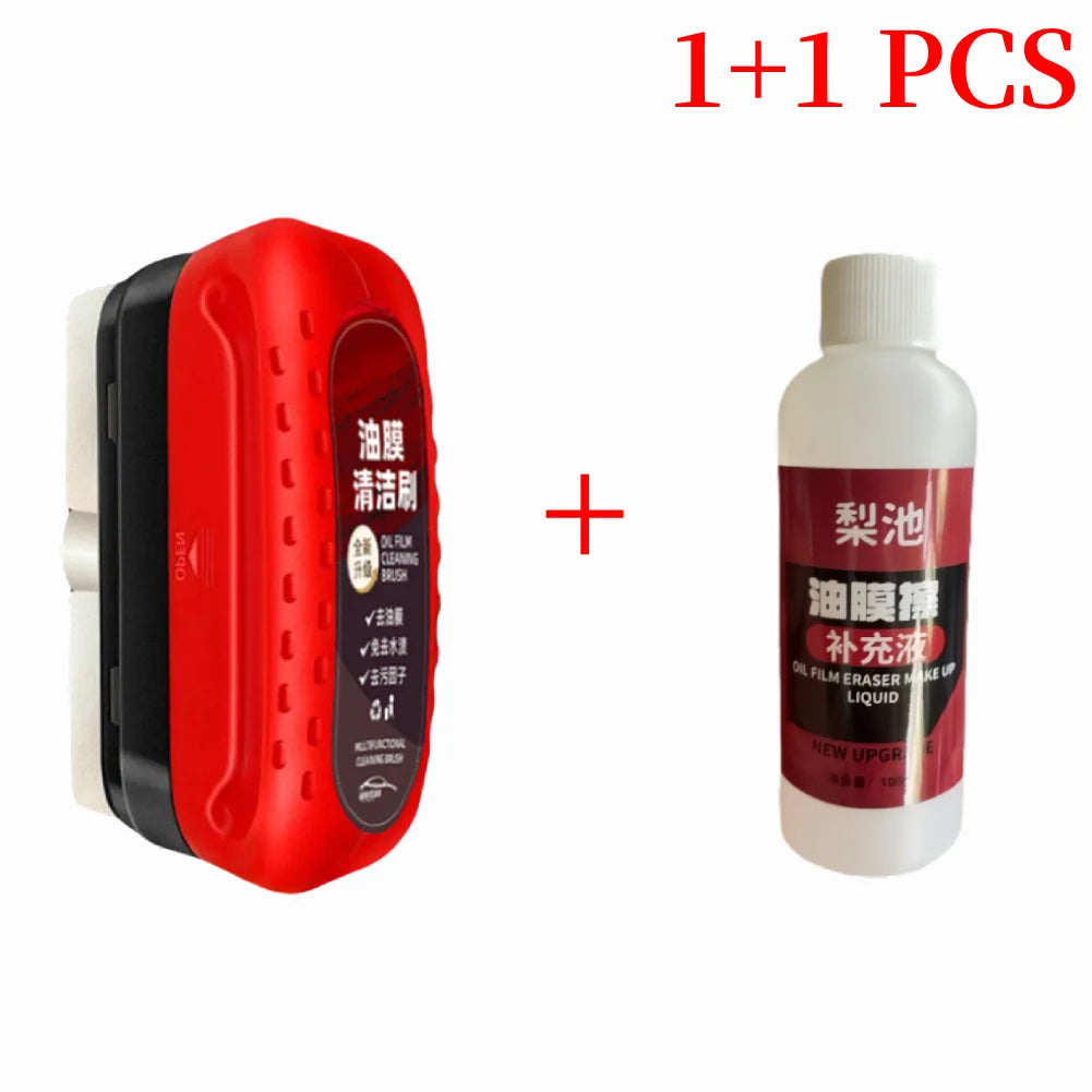 Revolutionary Car Glass Oil Film Remover - Ultimate Windshield Cleaning Sponge for Crystal Clear Visibility